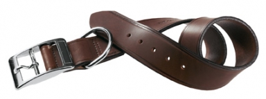 Ferplast VIP C40/63 - ошейник коричневый кожаный