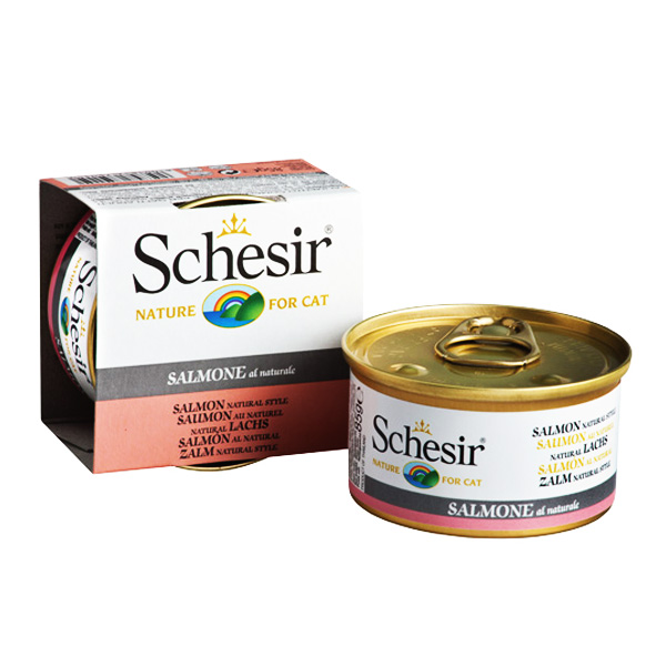 Schesir ЛОСОСЬ в собственном соку (Salmon Natural Style) - 85 г
