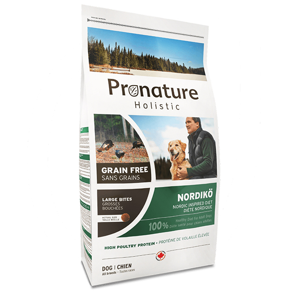 Pronature Holistic Nordikо Large Bites беззерновой холистик корм для собак средних и крупных пород 12кг