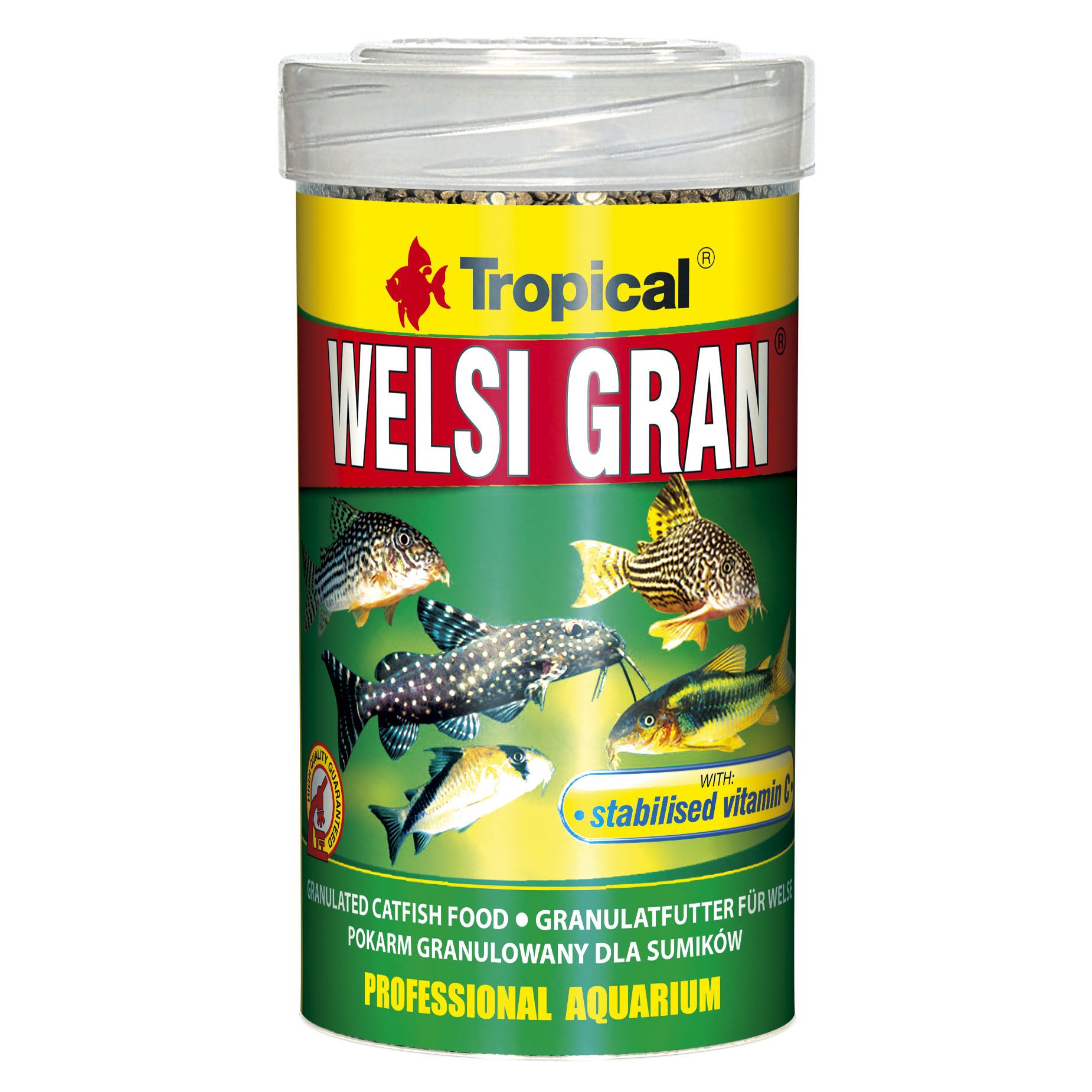 Welsi Gran 100ml/65g швидкотонучий корм для акв. риб, що годуються із дна.