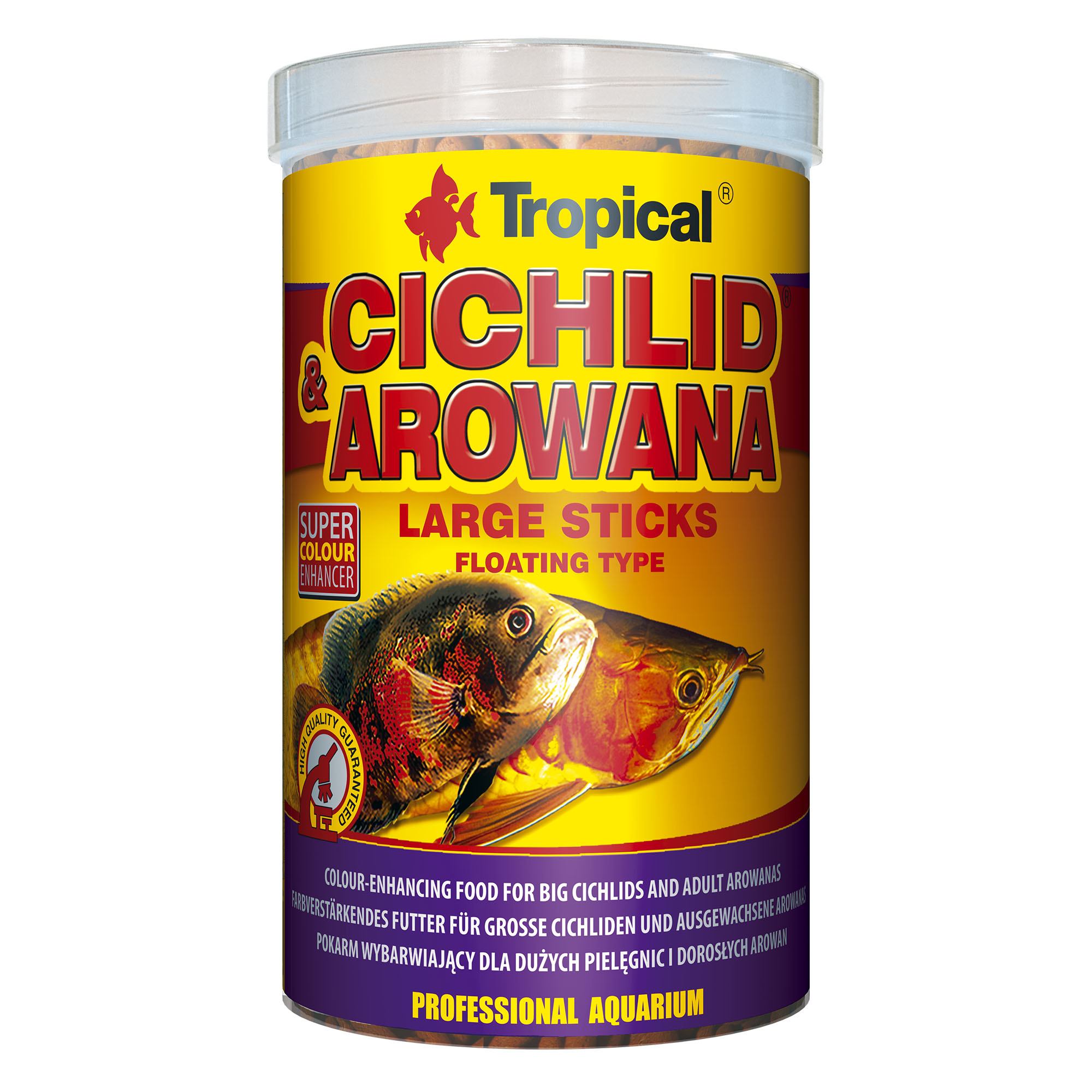 Cichlid  and Arowana Large Sticks   1L/300g