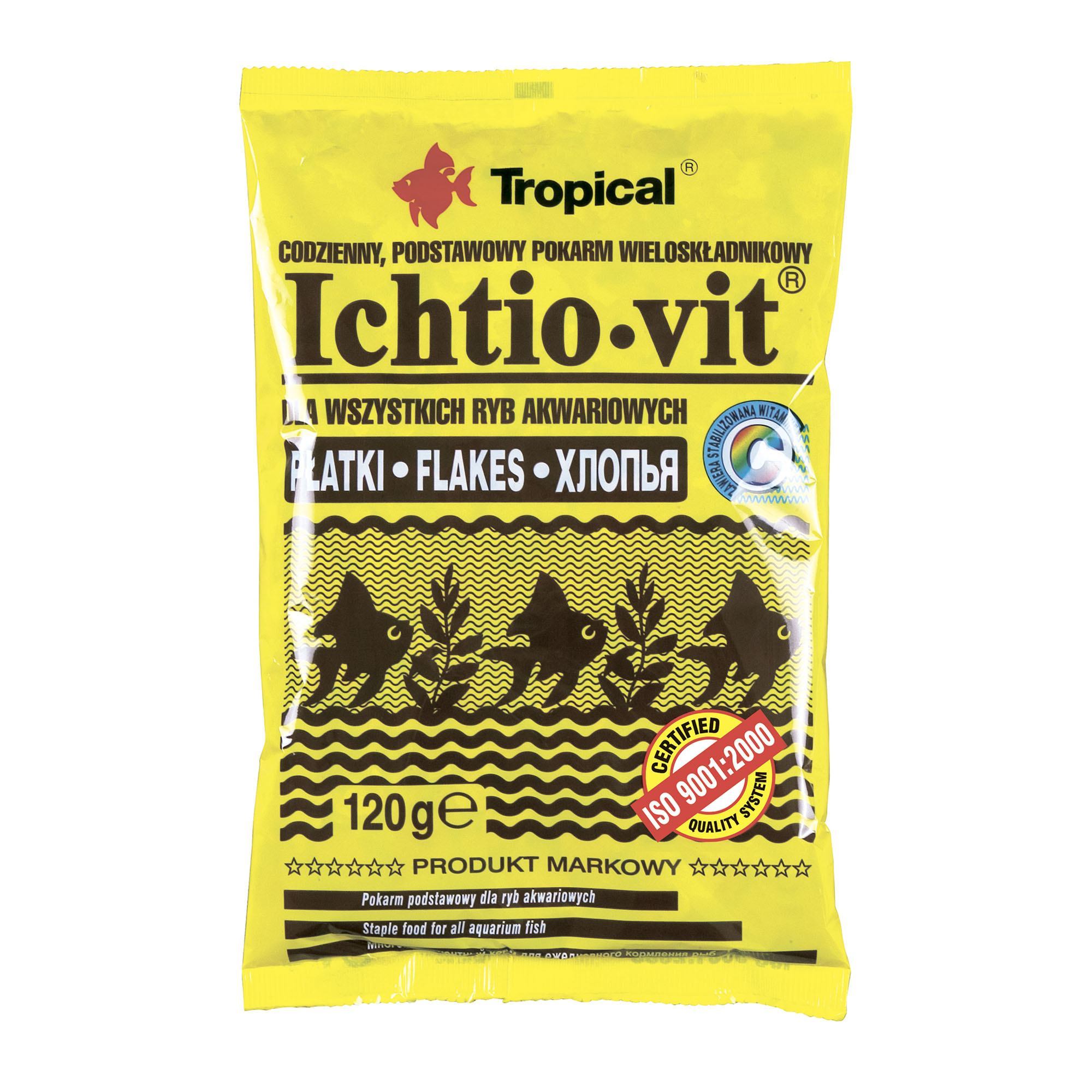 Ichtio-vit  1L/120g (хлопья) основ.корм для всех видов рыб