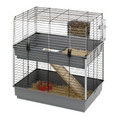 Ferplast CAVIE 80  DOUBLE - клетка для морских свинок, 2 этажа