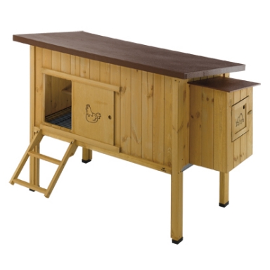 Ferplast HEN HOUSE 30 - домик для кур деревянный 162*100*110
