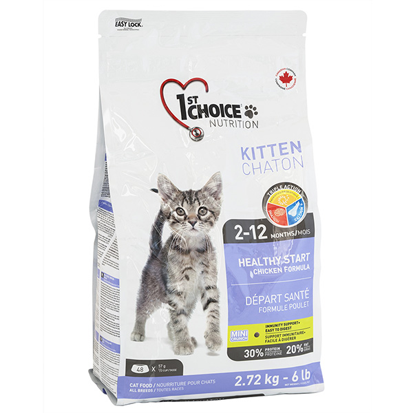 1st Choice Kitten Healthy Start сухой корм для котят - 5,44 кг