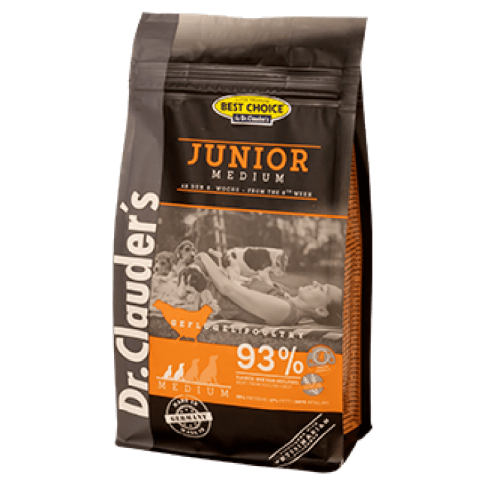 Dr.Clauder’s Junior Medium корм для щенков маленьких и средних пород 12,500кг