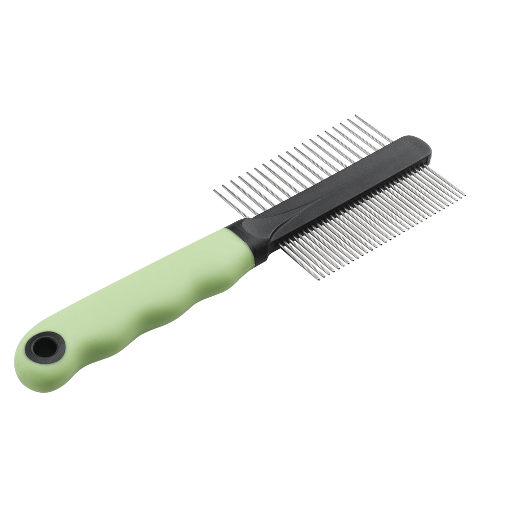Ferplast GRO 5792 - двухсторонняя расческа с зубьями из хрома, для кошек