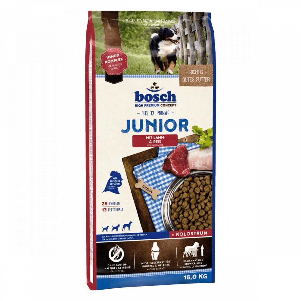 Bosch Junior Lamb Rice корм для щенков с ягненком и рисом - 15 кг