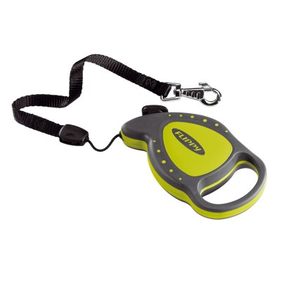 Ferplast FLIPPY DELUXE CORD MINI - рулетка-поводок со шнуром зелёная