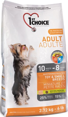 1st Choice Adult Toy & Small Chicken для мини пород - 7 кг