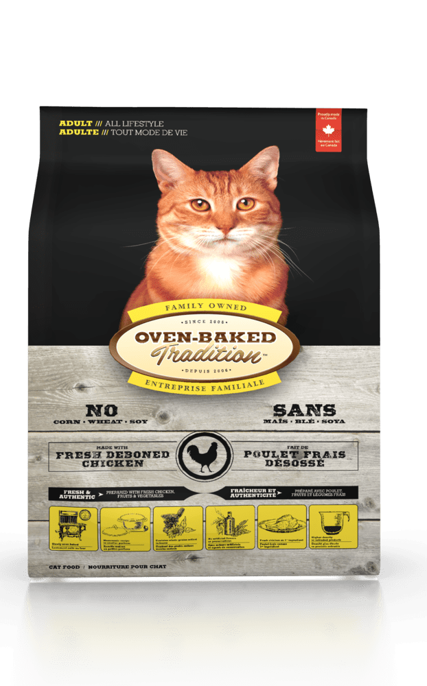 Oven-Baked Tradition Chicken Formula Adult Cat сухой корм со свежим мясом курицы для кошек - 350 г
