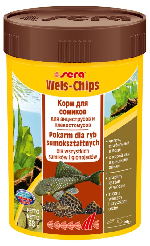 Sera Catfish Chips - чипсы для сомиков - 15 g