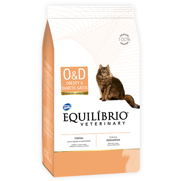 Equilibrio Vet O&D Obesity Cat корм при диабете и ожирении - 2 кг