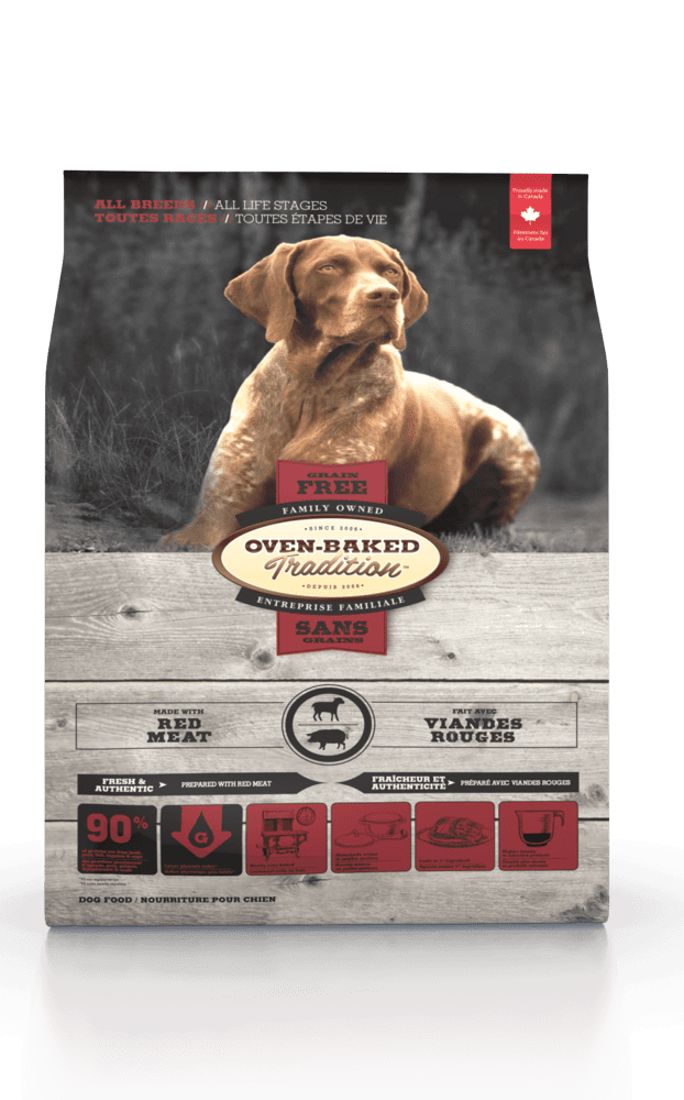 Oven-Baked Tradition Grain-Free Red Meat Dog All Breeds сухой беззерновой корм со свежим красным мясом для собак разных пород на всех стадиях жизни - 11,34 кг