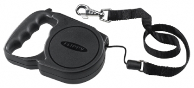 Ferplast FLIPPY REGULAR MEDIUM - рулетка-поводок со шнуром черная