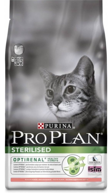 Purina Pro Plan Sterilised Salmon & Rice для стерил. кошек и котов - 10 кг
