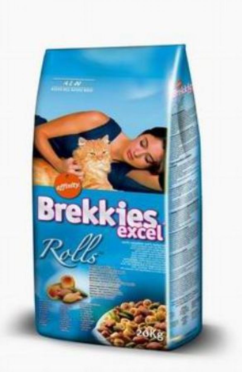 Brekkies Excel Cat Roll Fish - 20 кг
