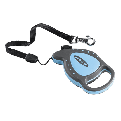 Ferplast FLIPPY DELUXE CORD MINI - рулетка-поводок со шнуром голубой