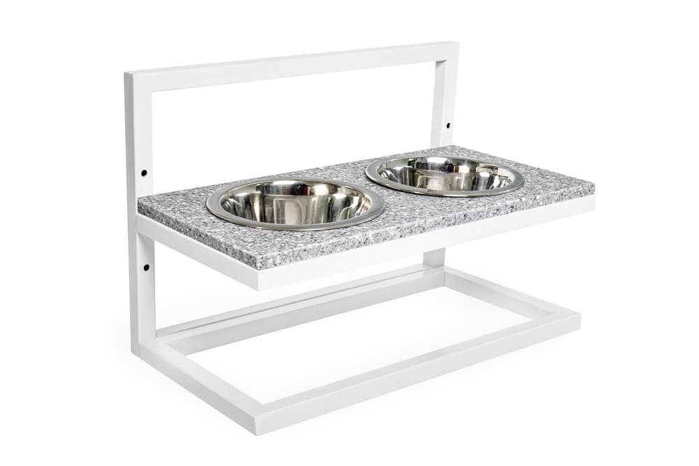 Lift Stone миски на подставке Medium (42x21cm / высота 10cm-15сm-20cm/ Миски 0,75 л)