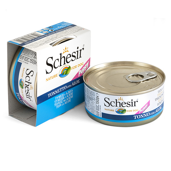 Schesir Tuna Aloe Puppy цуценят консерви тунець з алое в желе (банку) 150 г
