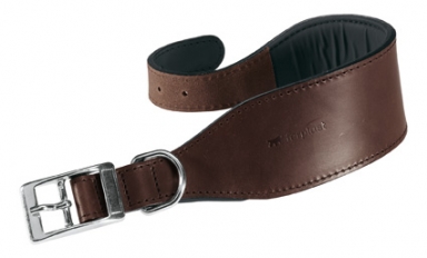 Ferplast VIP CW 25/46 - ошейник коричневый кожаный