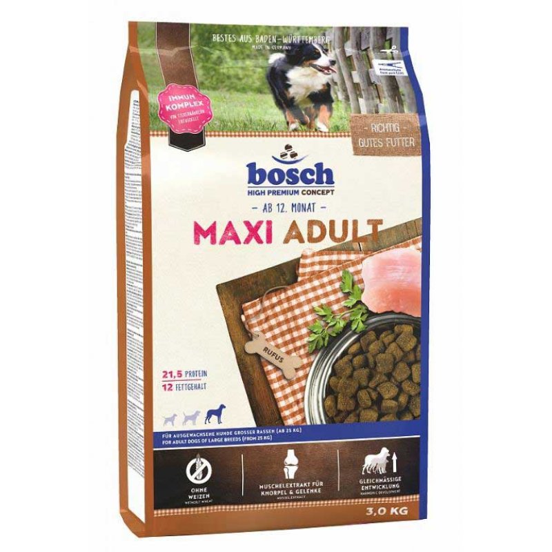Bosch Maxi Adult корм для собак крупных пород - 15 кг