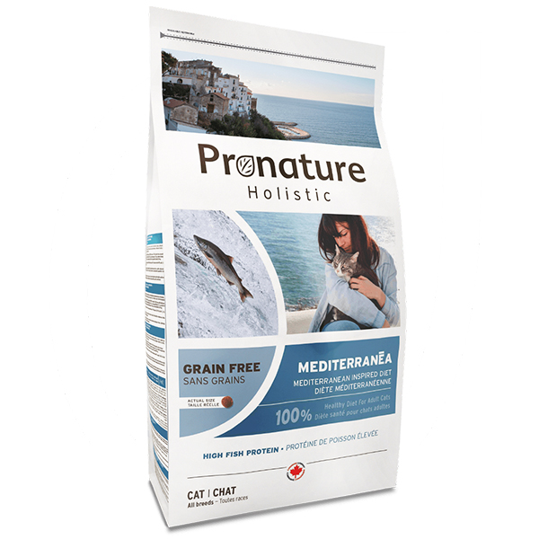 Pronature Holistic Mediterranea беззерновой холистик корм для котов 2кг