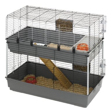 Ferplast RABBIT 120 DOUBLE - клетка для кролей, 2 этажа