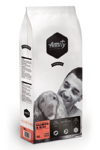 AMITY Salmon&Rice гипоаллергенный с лососем и рисом 3кг