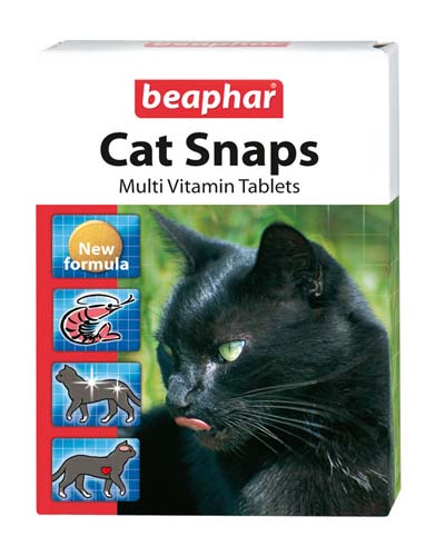 Beaphar Cat Snaps пищевая добавка с креветками - 75 таб