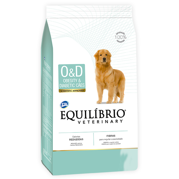 Equilibrio Vet O&D Obesity Dog при ожирении и диабете - 2 кг