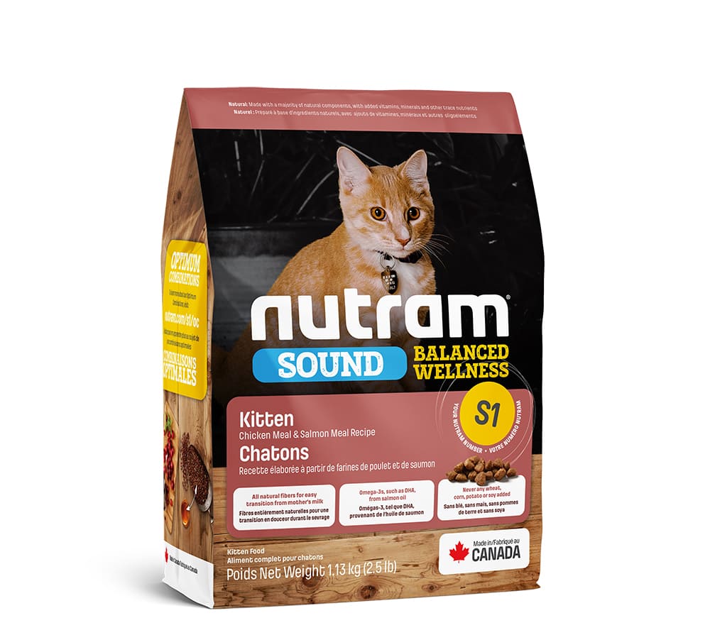 NUTRAM Sound Balanced Wellness Kitten 20кг