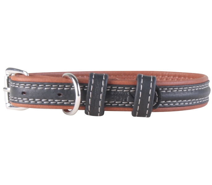 Ошейник CoLLaR WAUDOG SOFT чёрный верх (ширина 20мм, длина 30-39см)