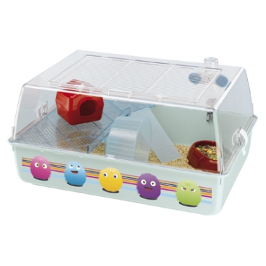 Ferplast MINI DUNA HAMSTER - клетка для хомяков - с декором