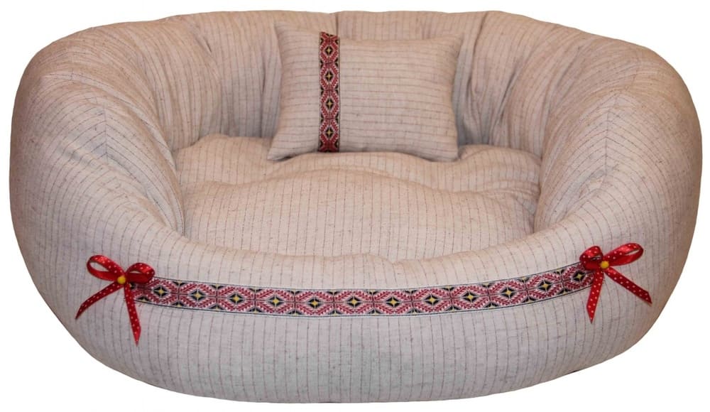 Модный зверь - лежанка- плюшка Трембита с дополнительной подушечкой