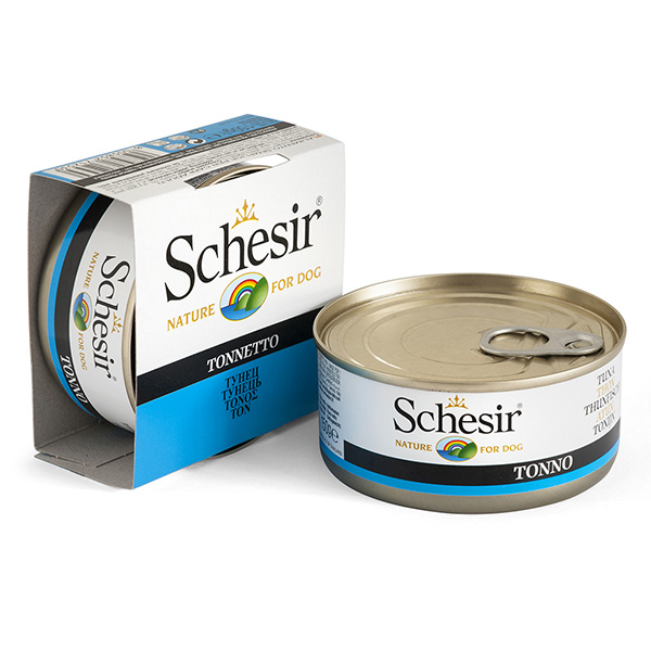 Schesir Tuna натуральні консерви для собак тунець у желе (банку) 150 г