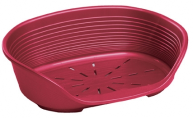 Ferplast BRANDINA SIESTA DELUXE 4 - место для собаки из пластика бордовое