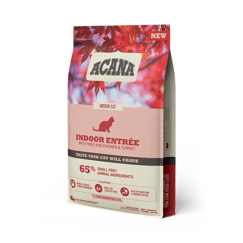 ACANA Cat Indoor Entrée Chicken&Turkey сухий корм з куркою, кроликом та оселедцем для дорослих котів - 4,5 кг