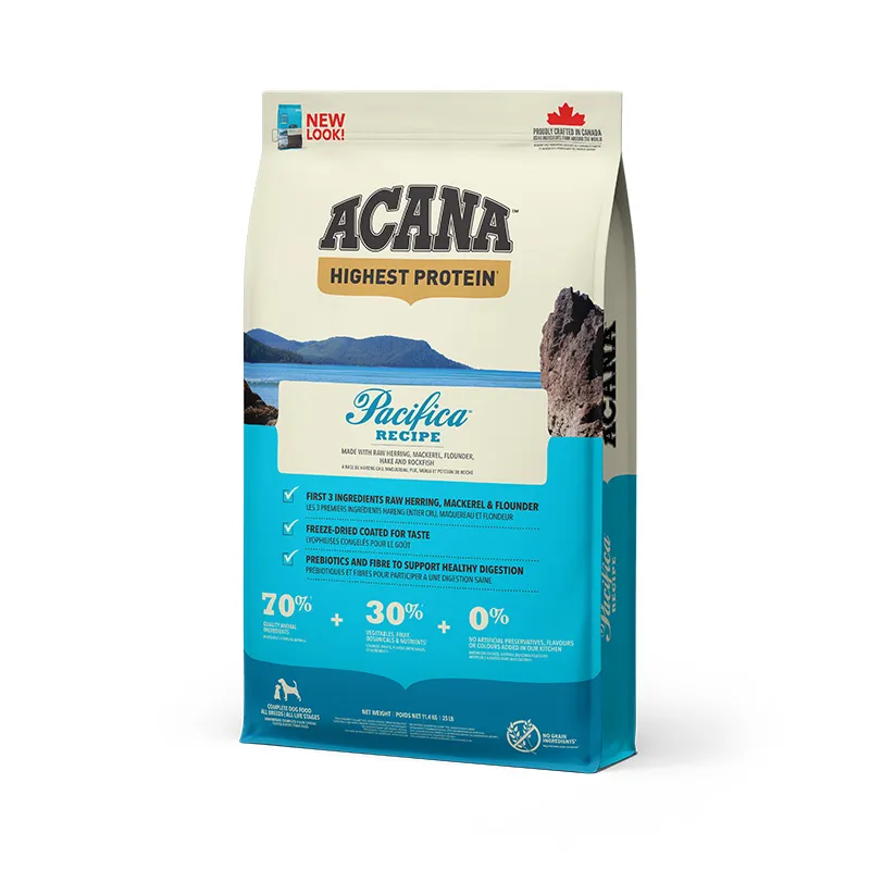 Acana Dog Pacifica Recipe сухой корм с рыбой для собак всех пород и возрастов - 11,4 кг