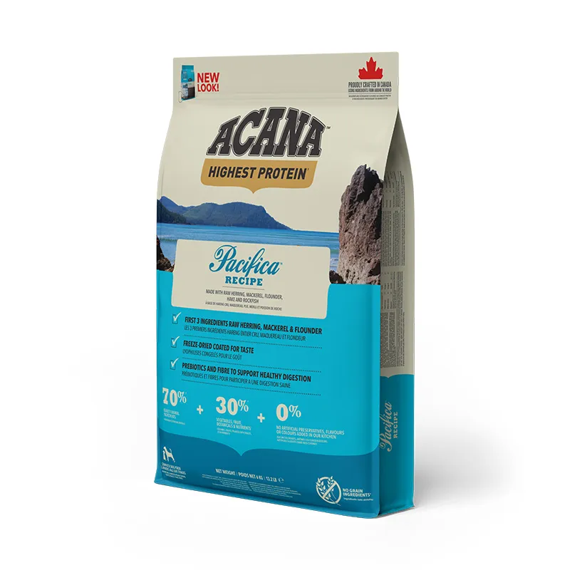 Acana Dog Pacifica Recipe сухой корм с рыбой для собак всех пород и возрастов - 6 кг