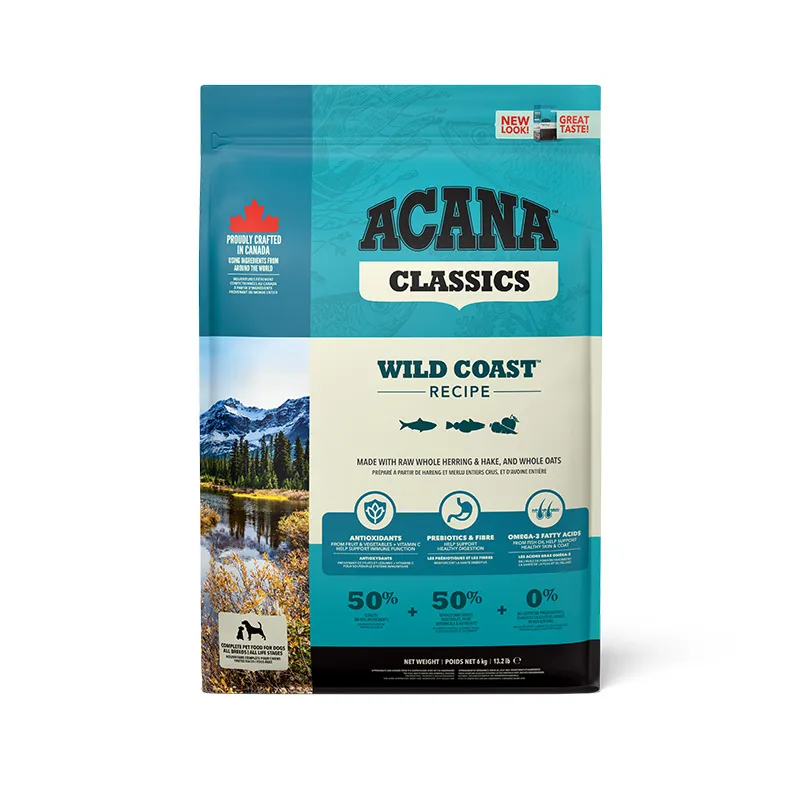Acana Dog Wild Coast Recipe сухий корм з лососем та оселедцем для собак всіх порід на всіх стадіях життя - 6 кг