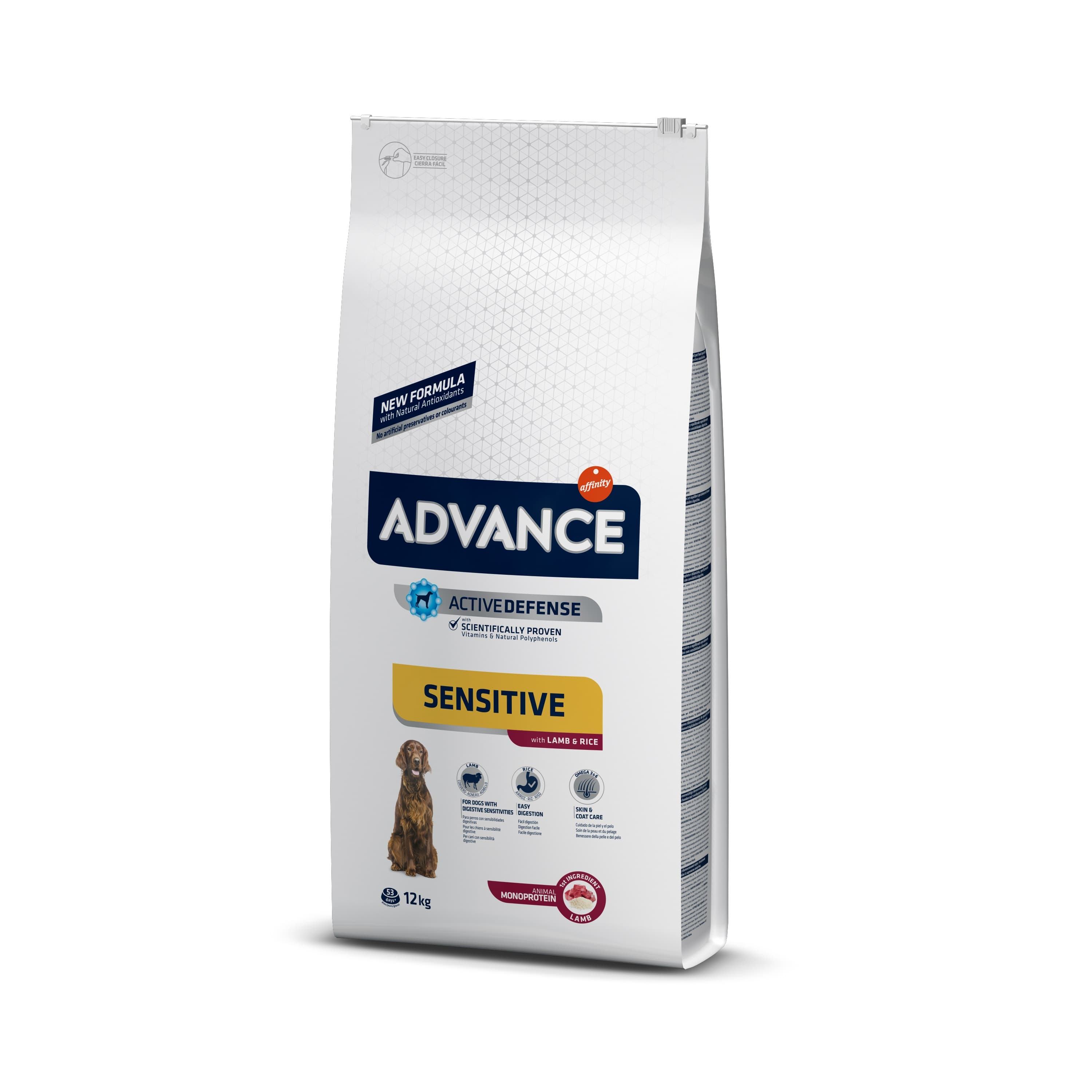 Advance Dog Adult Lamb & Rice корм с ягненком и рисом - 12 кг