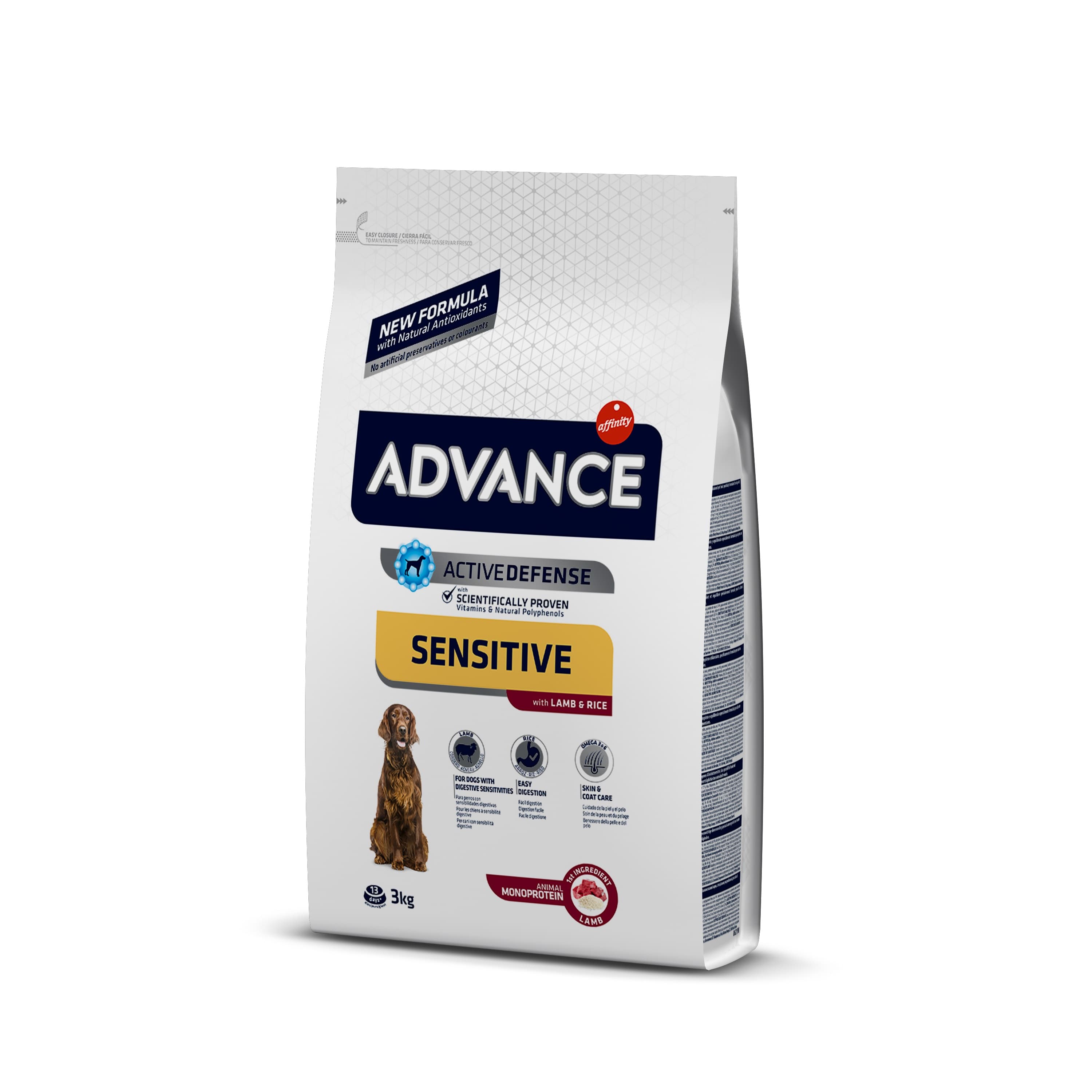 Advance Dog Adult Lamb & Rice корм с ягненком и рисом - 3 кг