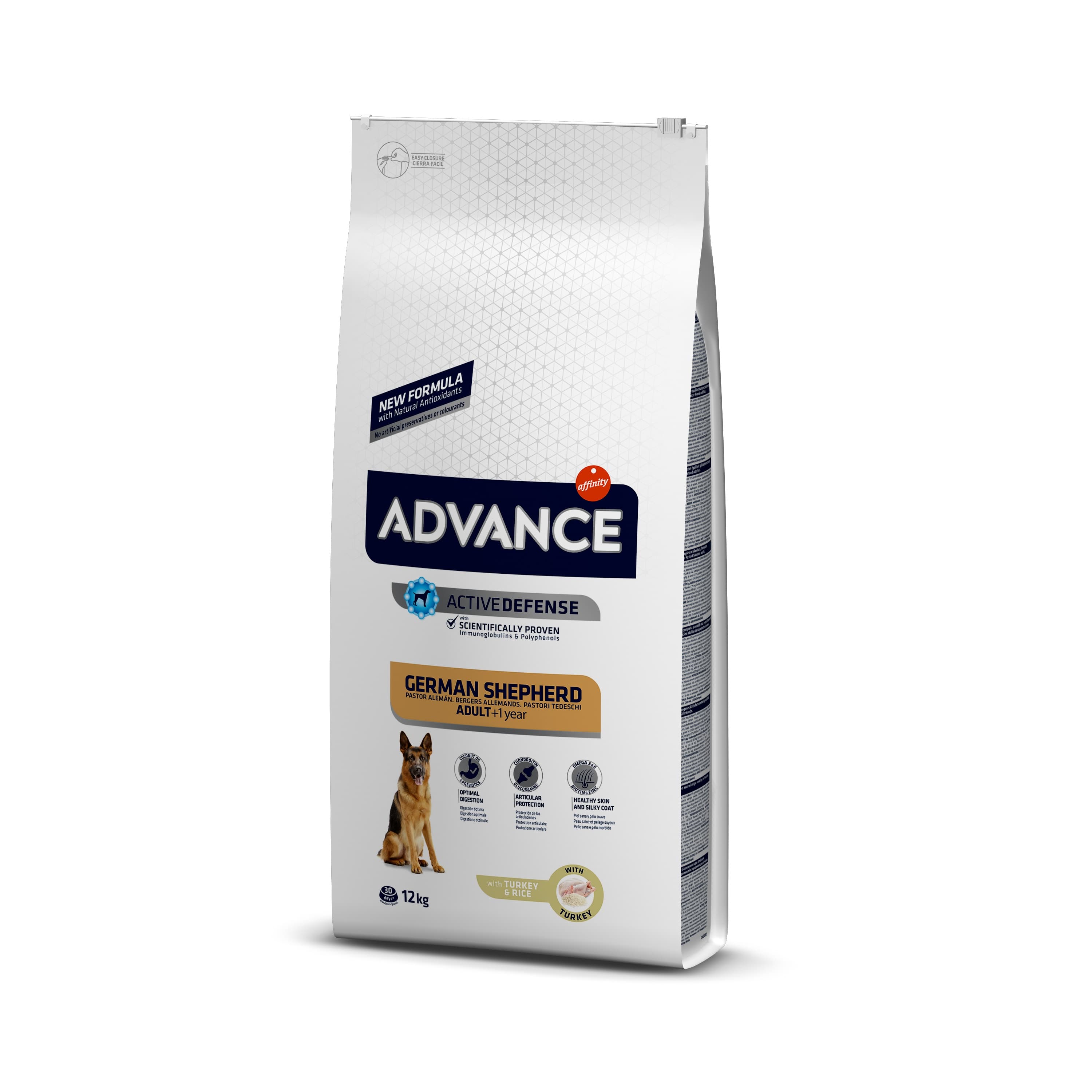 Advance Dog German Shepherd корм для немецких овчарок - 12 кг