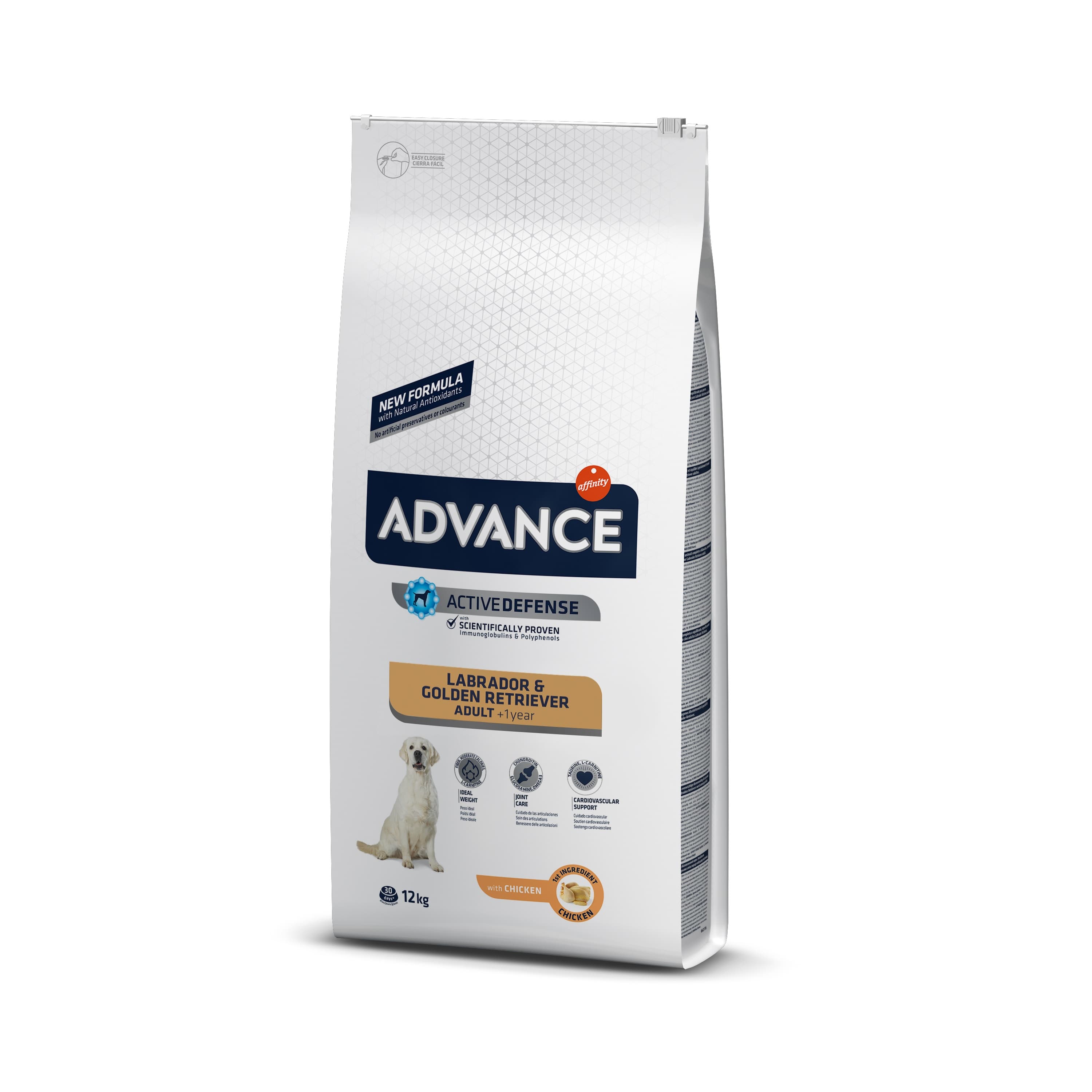Advance Dog Labrador & Golden Retriever корм для ретриверов - 12 кг