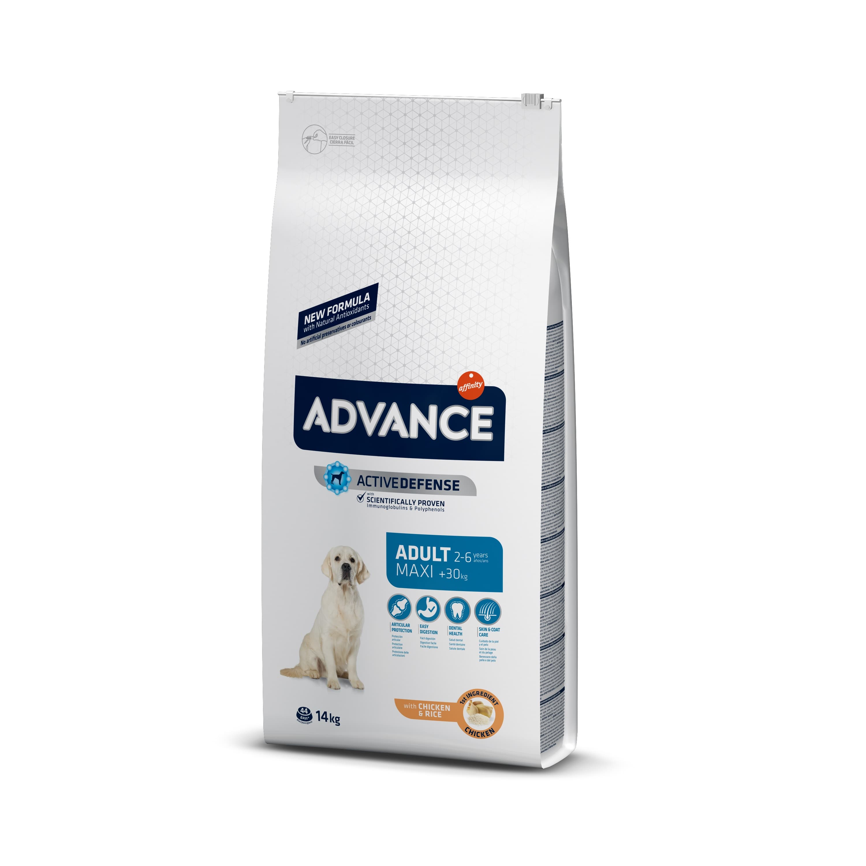 Advance Dog Maxi Adult для дорослих собак великих порід з куркою та рисом - 14 кг