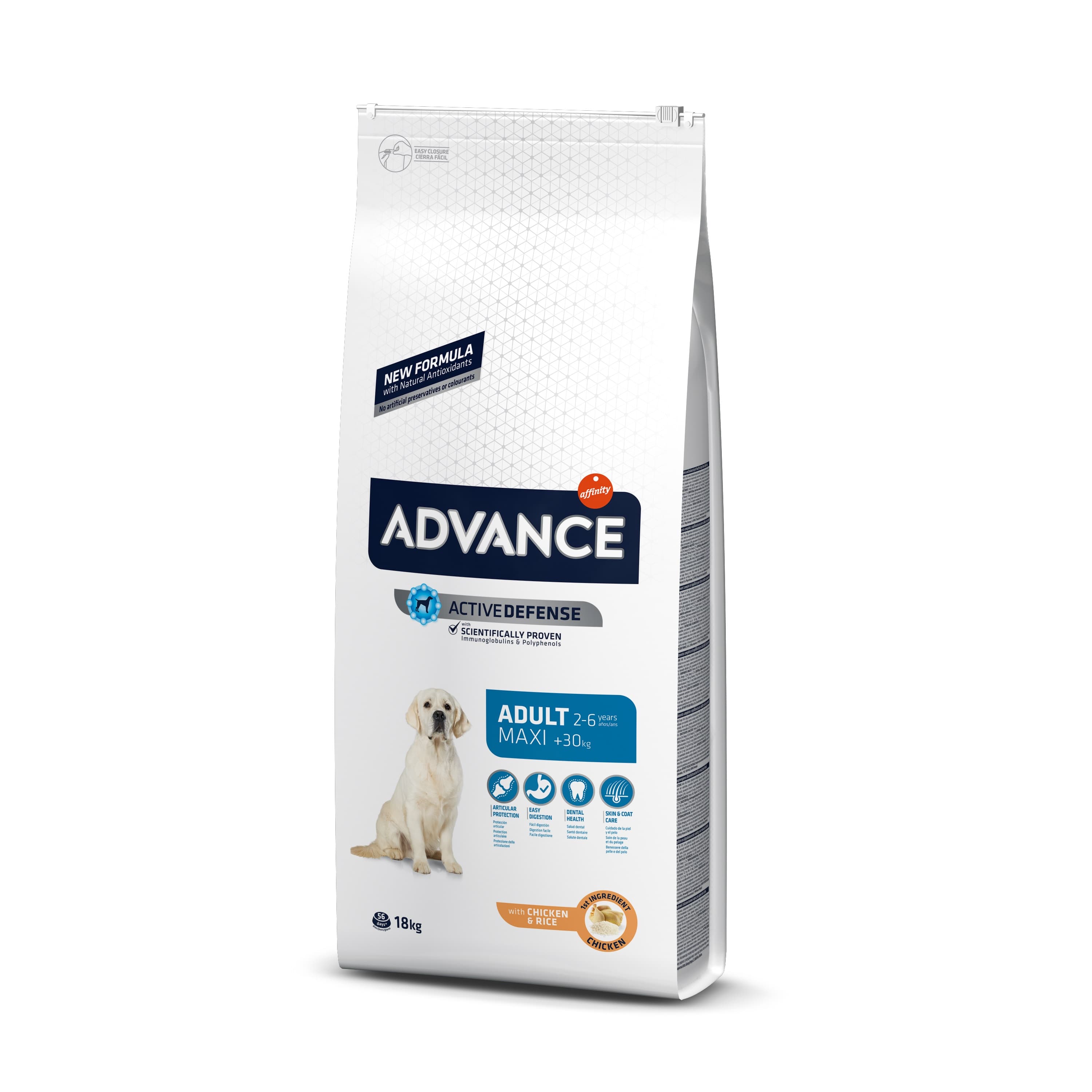 Advance Dog Maxi Adult корм для крупных пород собак - 18 кг