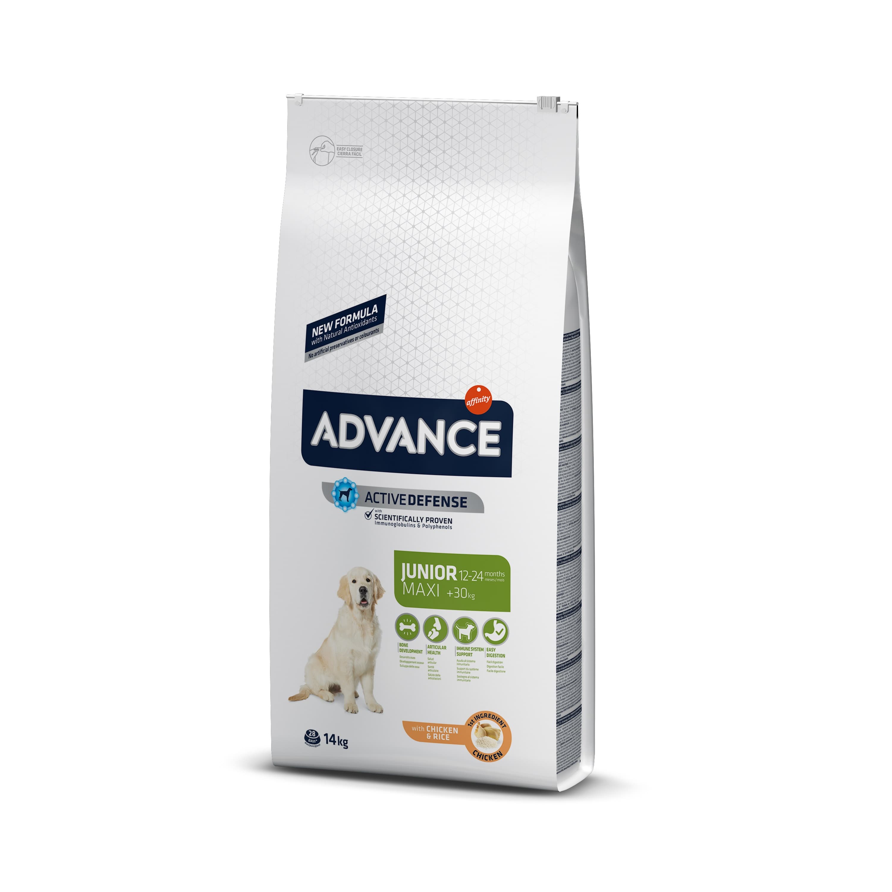 Advance Dog Maxi Junior для молодых собак крупных пород - 14 кг