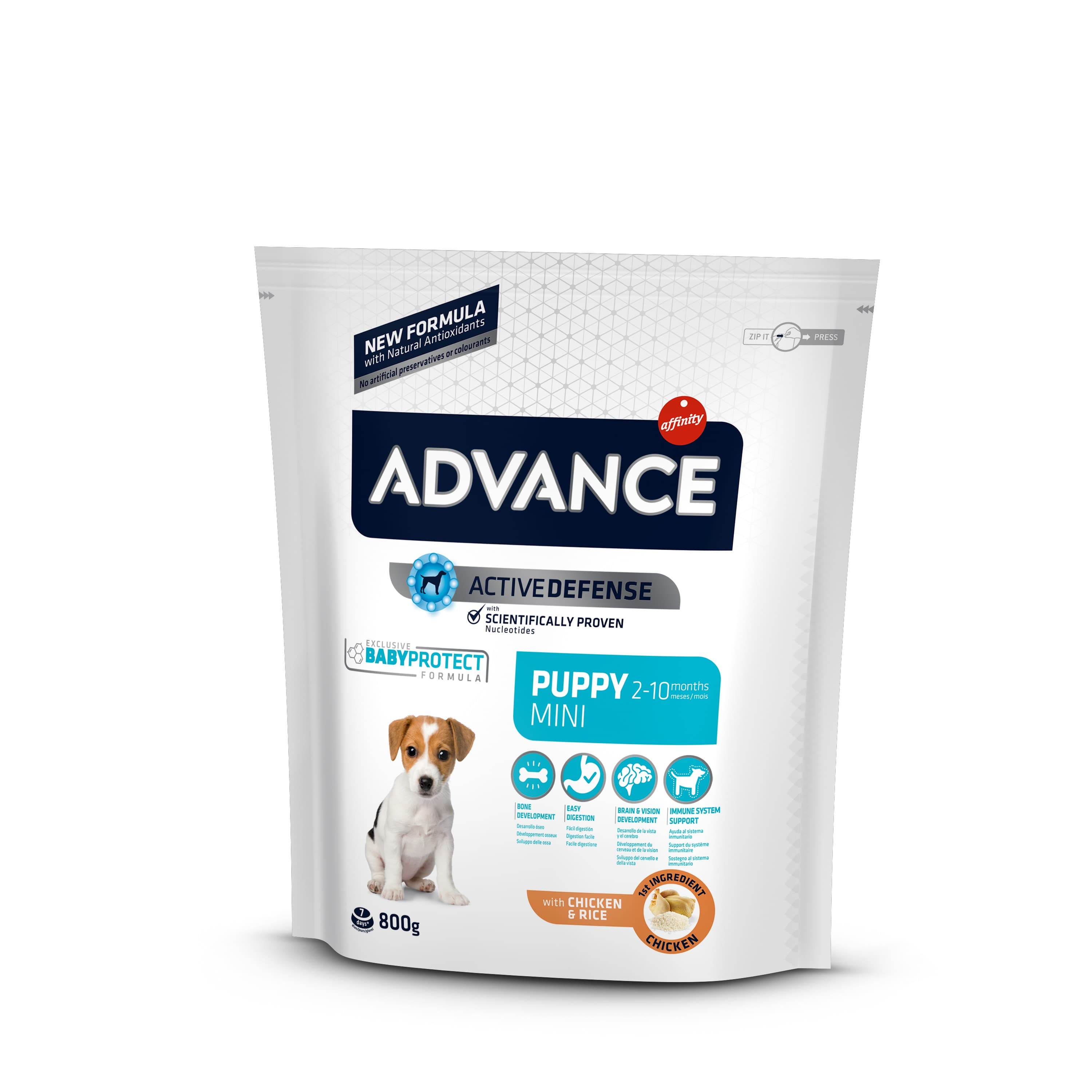 Advance Dog Mini Puppy для щенков мини пород - 0,8 кг