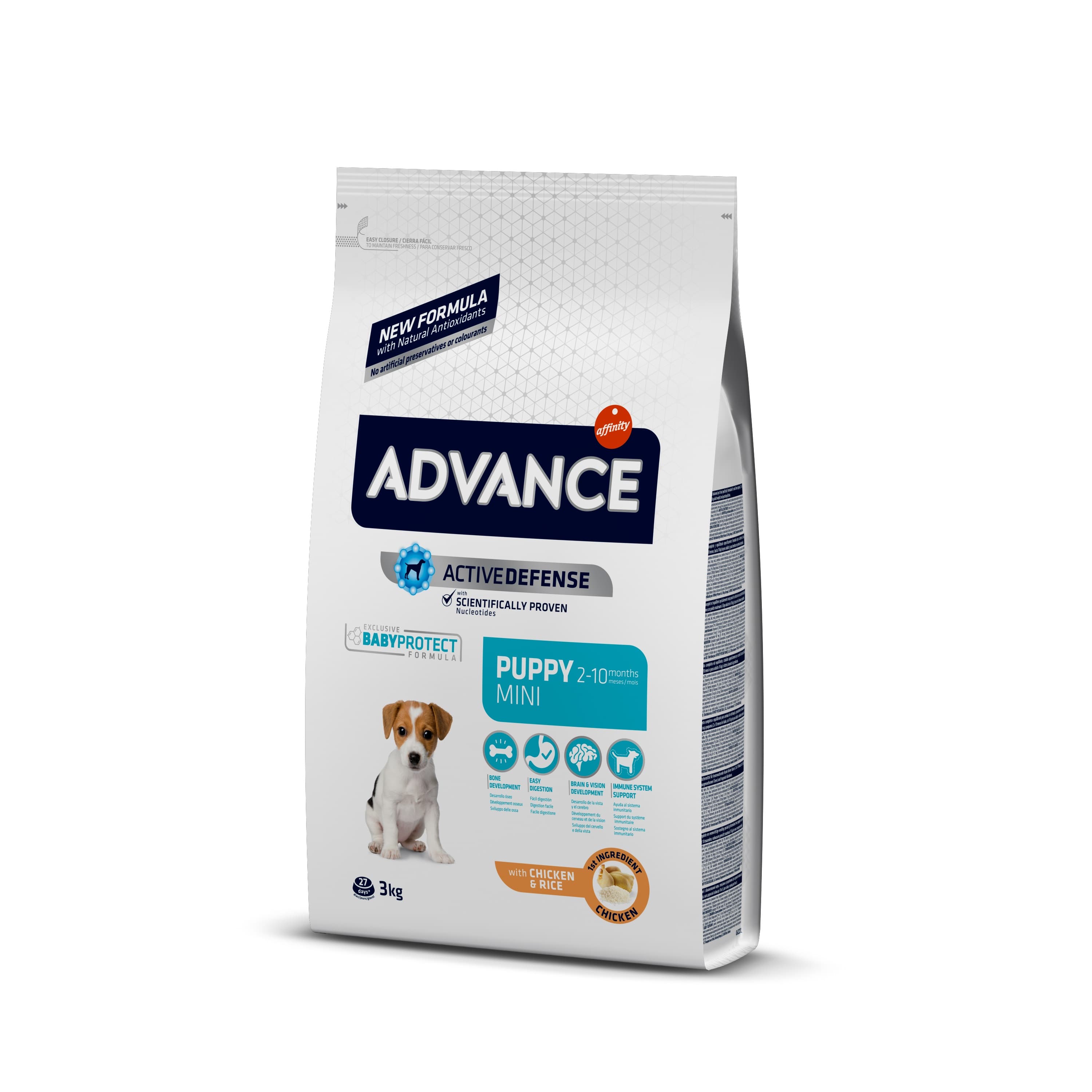 Advance Dog Mini Puppy для щенков мини пород - 3 кг